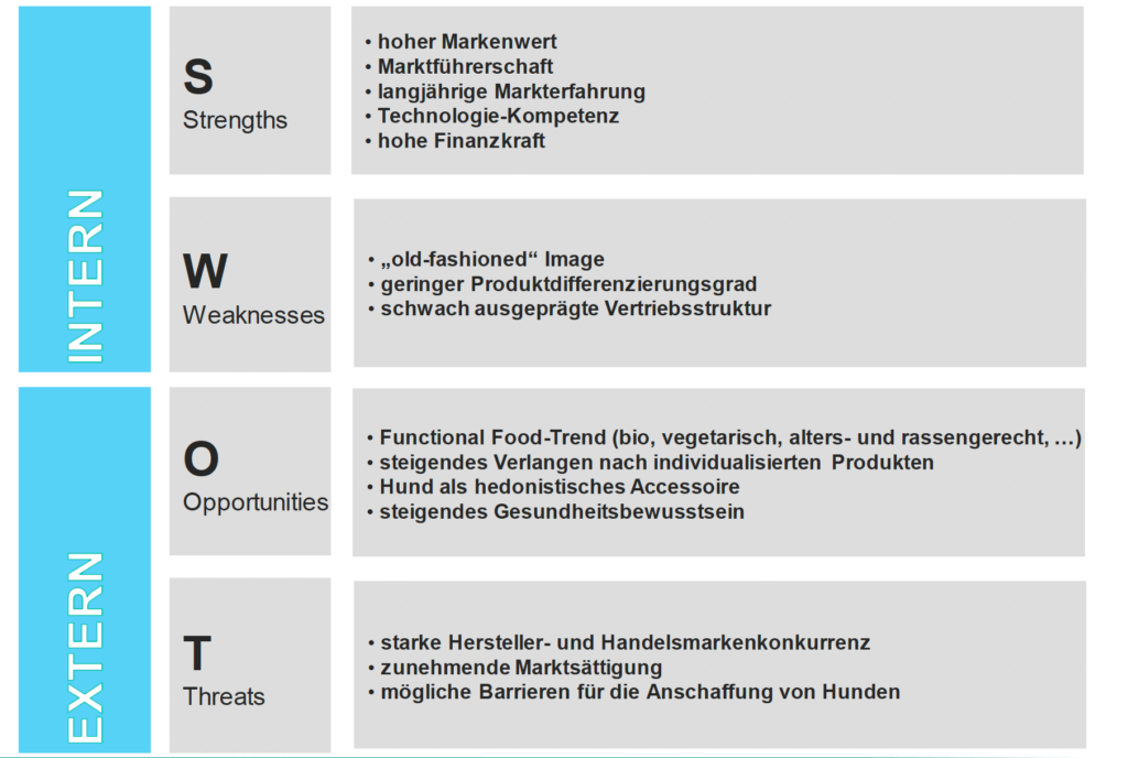 SWOT Analyse Online-Marketing Basis Grundlage Strategie